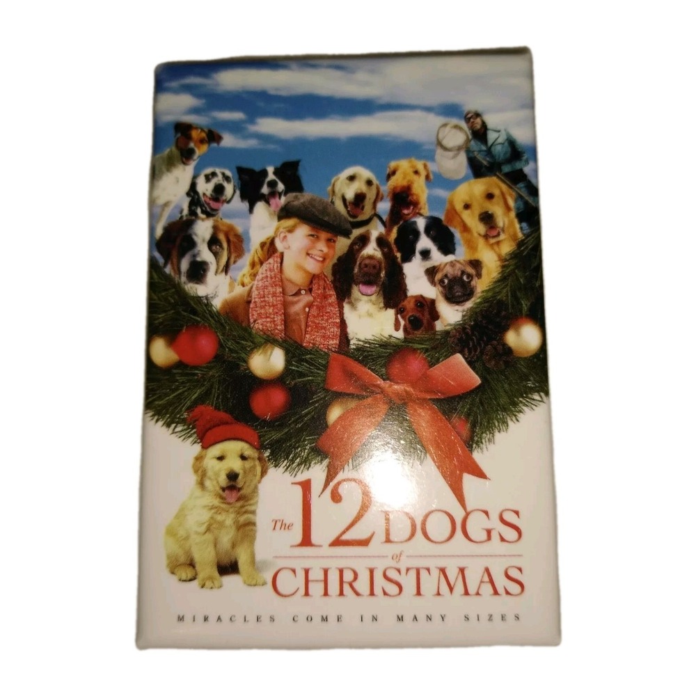 2000 The 12 Dogs Of Christmas THEATER Promo Movie Badge Button Pin Pinback